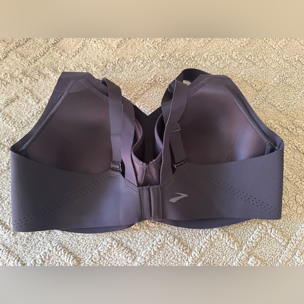 NWT Brooks Dare Underwire Run Bra 40DD Black High Impact Sports Bra - Picture 5 of 11